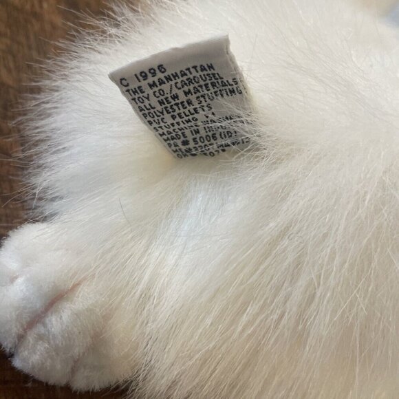 Vintage 1996 Bunny Rabbit Manhattan Toy Company Plush Rabbit Stuffed Animal - Picture 7 of 13